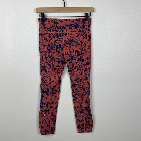 Lululemon All You Do Tight 25" in Efflorescent Dark Canyon Onyx Blue Size 6 - Picture 4 of 7